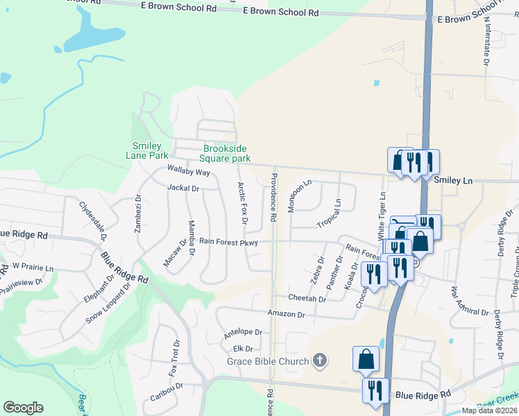 map of restaurants, bars, coffee shops, grocery stores, and more near 3923 Snowy Owl Drive in Columbia