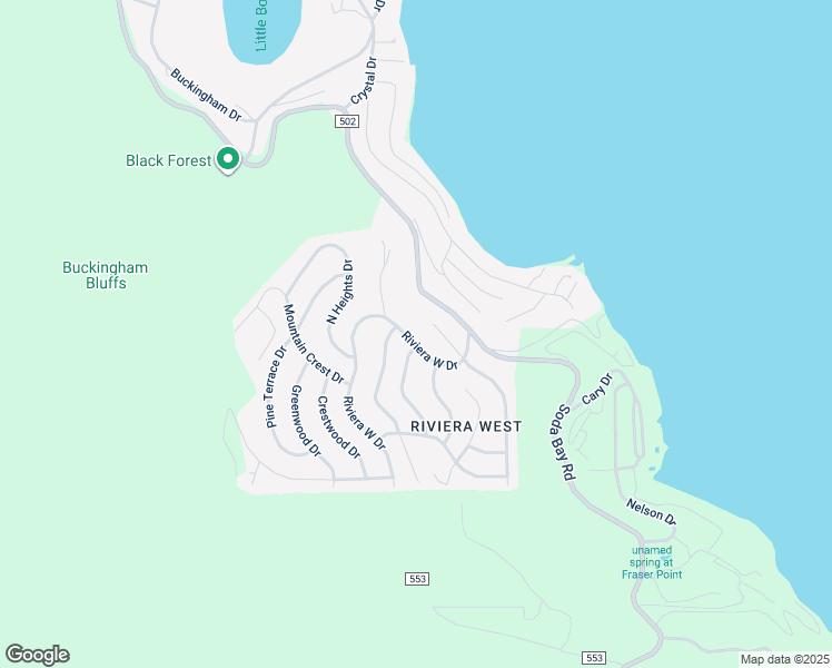 map of restaurants, bars, coffee shops, grocery stores, and more near 3337 Riviera W Dr in Kelseyville