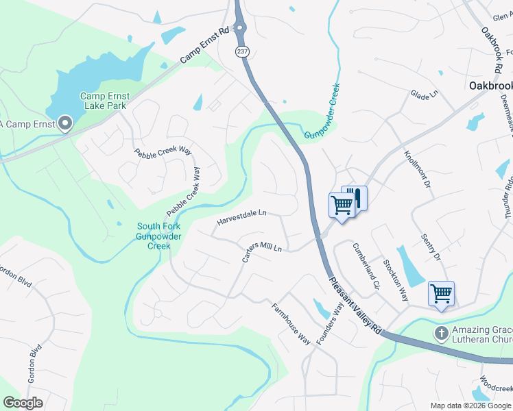 map of restaurants, bars, coffee shops, grocery stores, and more near 7436 Harvestdale Lane in Florence