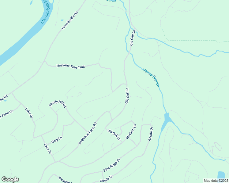 map of restaurants, bars, coffee shops, grocery stores, and more near 175 Old Oregon Road in Front Royal