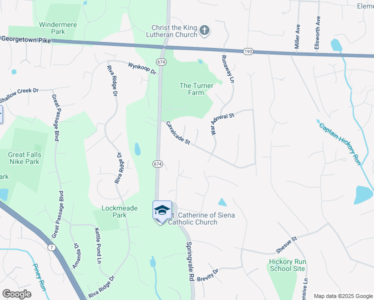 map of restaurants, bars, coffee shops, grocery stores, and more near 10611 Cavalcade Street in Great Falls