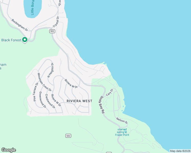 map of restaurants, bars, coffee shops, grocery stores, and more near 3383 Westlake Court in Kelseyville