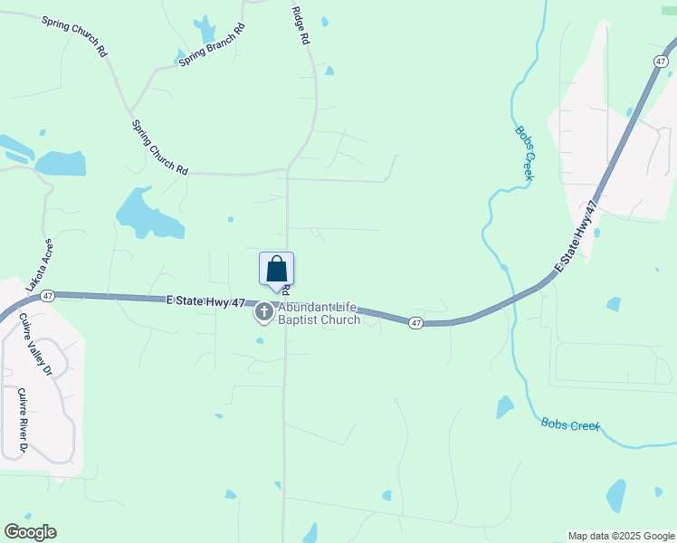 map of restaurants, bars, coffee shops, grocery stores, and more near 1323 State Highway 47 in Troy