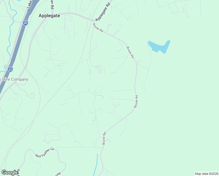 map of restaurants, bars, coffee shops, grocery stores, and more near 1144 Boole Road in Applegate