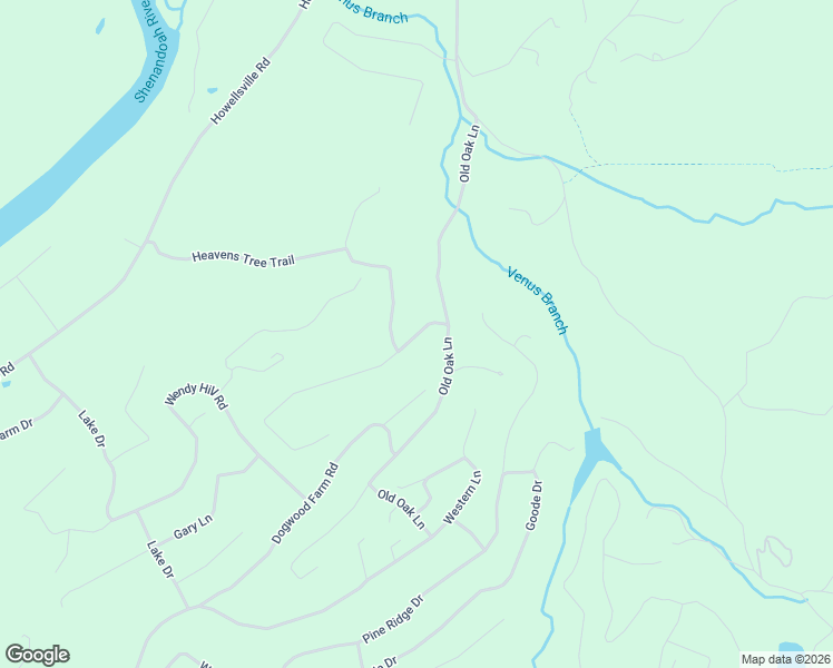 map of restaurants, bars, coffee shops, grocery stores, and more near 91 Old Oregon Road in Front Royal