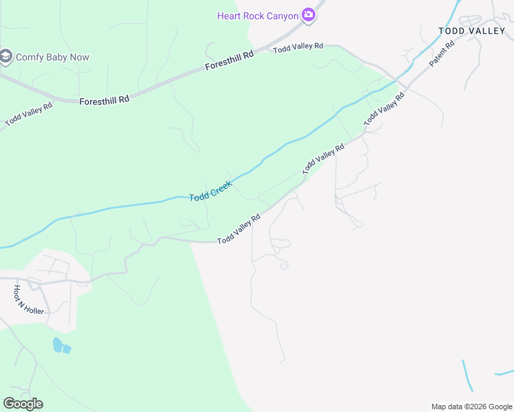 map of restaurants, bars, coffee shops, grocery stores, and more near 21819 Todd Valley Road in Foresthill