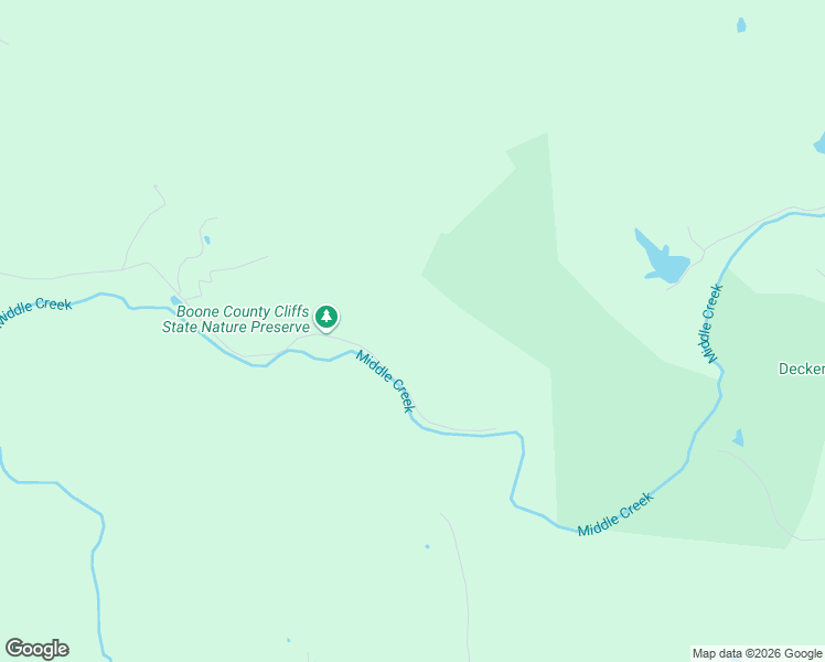 map of restaurants, bars, coffee shops, grocery stores, and more near 4970 Middle Creek Road in Burlington