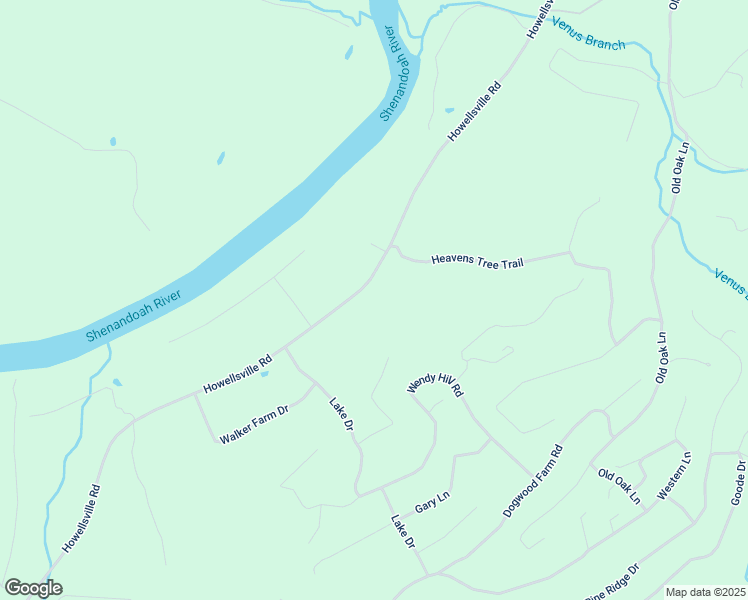 map of restaurants, bars, coffee shops, grocery stores, and more near 4950 Howellsville Road in Front Royal