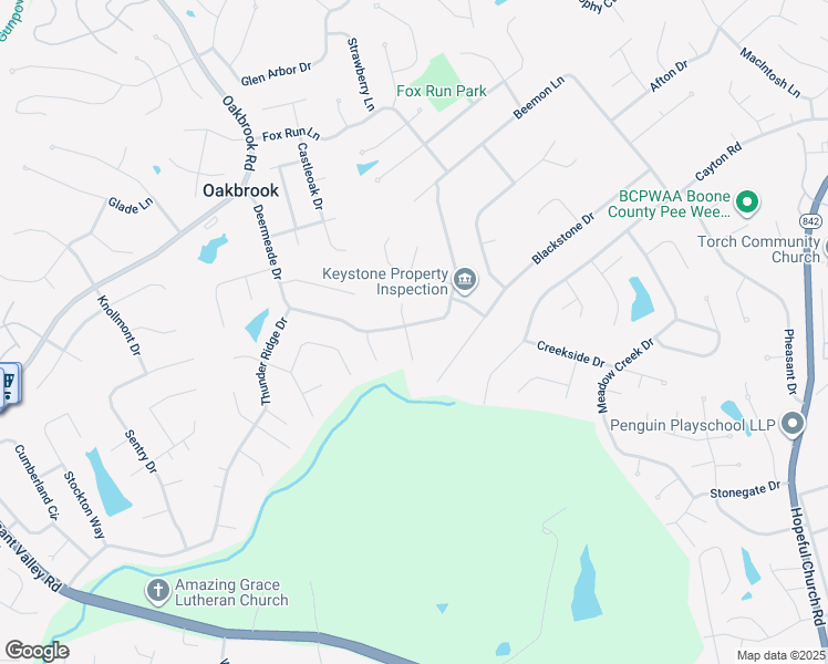 map of restaurants, bars, coffee shops, grocery stores, and more near 7268 Wind Brook Drive in Florence