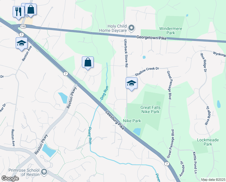 map of restaurants, bars, coffee shops, grocery stores, and more near 1092 Loran Court in Great Falls