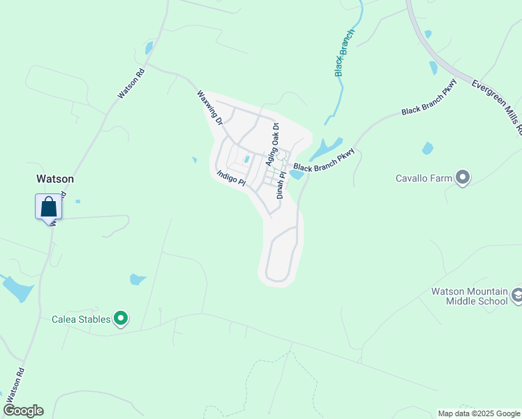 map of restaurants, bars, coffee shops, grocery stores, and more near 41037 Indigo Place in Leesburg