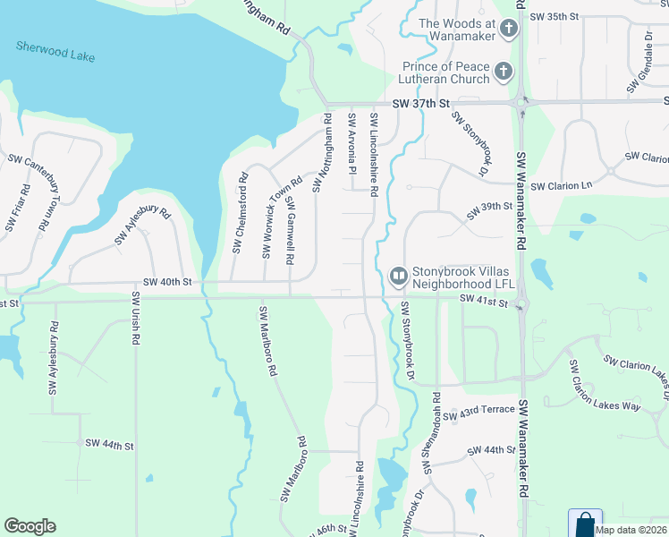 map of restaurants, bars, coffee shops, grocery stores, and more near 3936 Southwest Nottingham Road in Topeka
