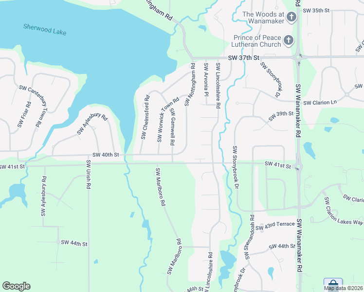 map of restaurants, bars, coffee shops, grocery stores, and more near 3936 Southwest Nottingham Road in Topeka