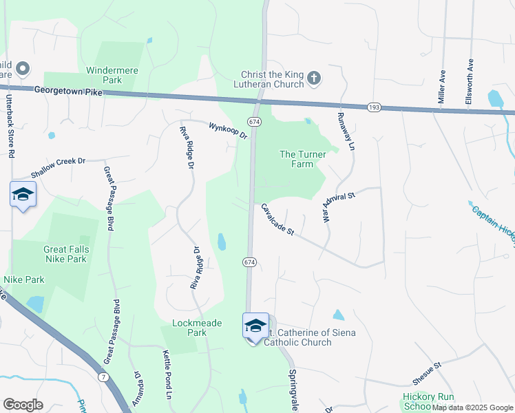 map of restaurants, bars, coffee shops, grocery stores, and more near 935 Springvale Road in Great Falls