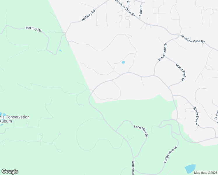 map of restaurants, bars, coffee shops, grocery stores, and more near 16677 Winchester Club Drive in Meadow Vista