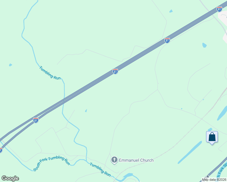 map of restaurants, bars, coffee shops, grocery stores, and more near 2621 Copp Road in Strasburg