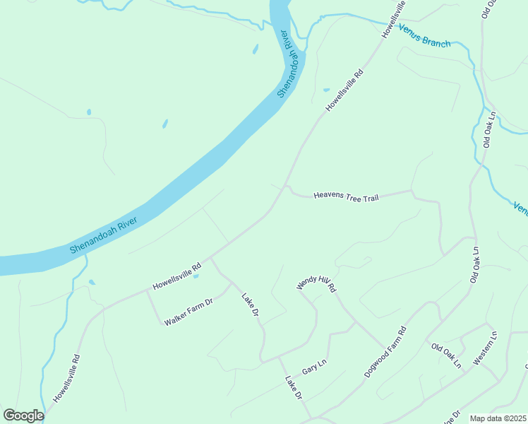 map of restaurants, bars, coffee shops, grocery stores, and more near 4950 Howellsville Road in Front Royal