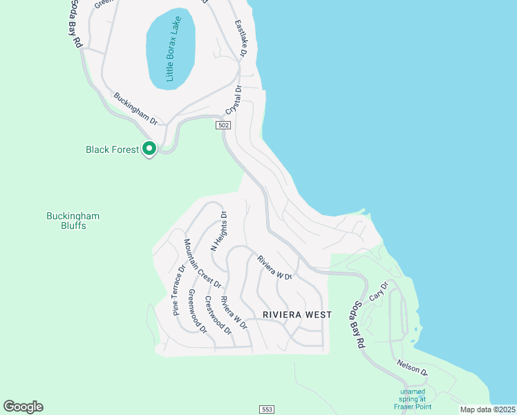 map of restaurants, bars, coffee shops, grocery stores, and more near 3260 Chaparral Lane in Kelseyville
