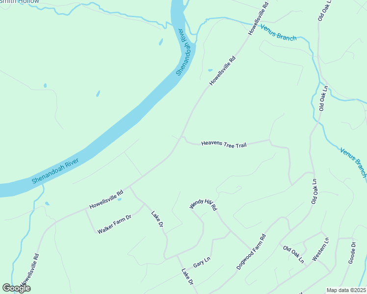 map of restaurants, bars, coffee shops, grocery stores, and more near 5002 Howellsville Road in Front Royal