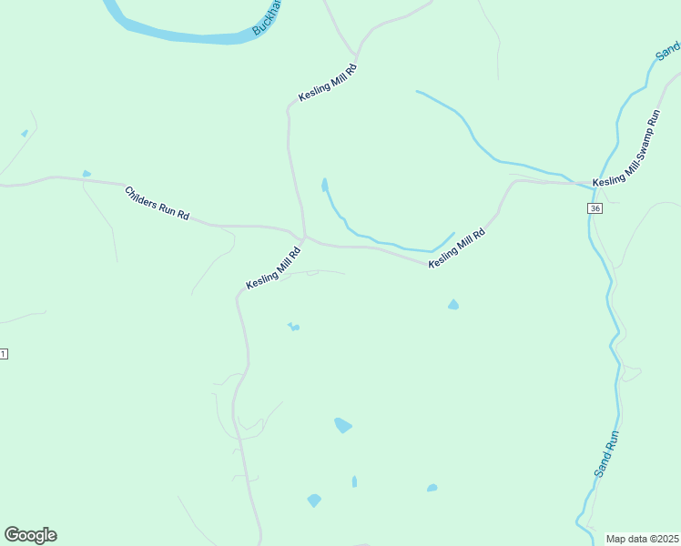 map of restaurants, bars, coffee shops, grocery stores, and more near 1546 Kesling Mill Road in Buckhannon