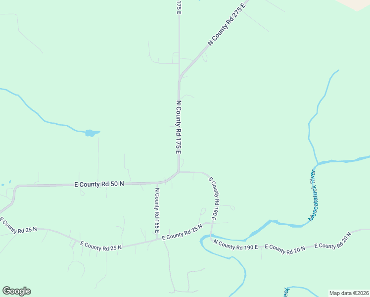 map of restaurants, bars, coffee shops, grocery stores, and more near 650 North County Road 175 East in North Vernon