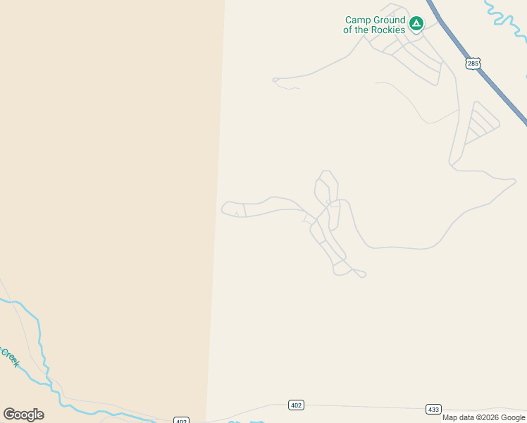 map of restaurants, bars, coffee shops, grocery stores, and more near 491 Lantern Loop in Hartsel