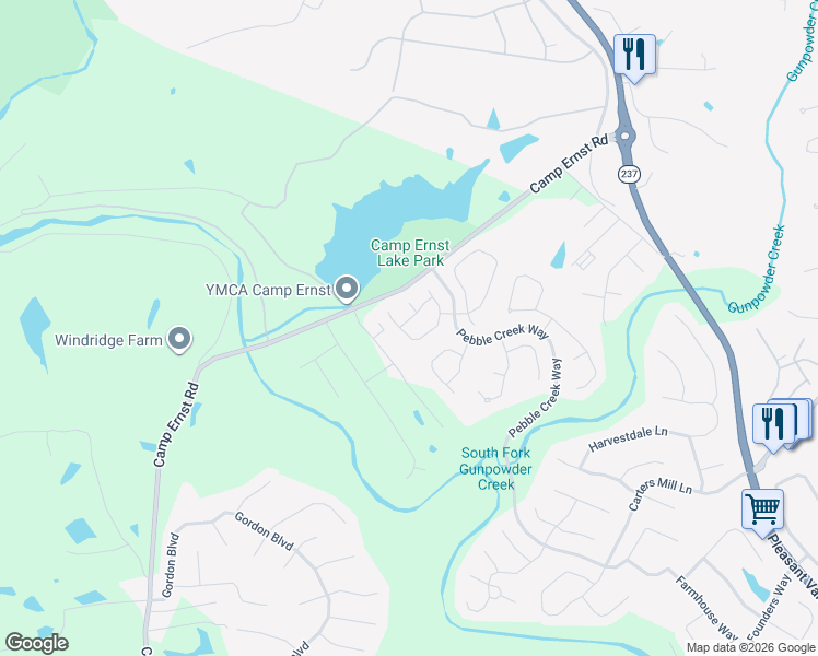 map of restaurants, bars, coffee shops, grocery stores, and more near 3014 Tomahawk Ridge Way in Burlington