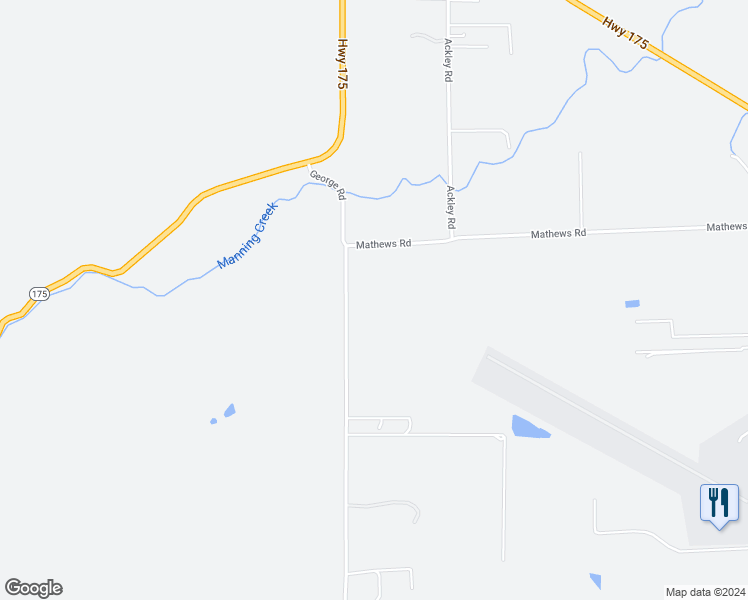 map of restaurants, bars, coffee shops, grocery stores, and more near 115 Mathews Road in Lakeport