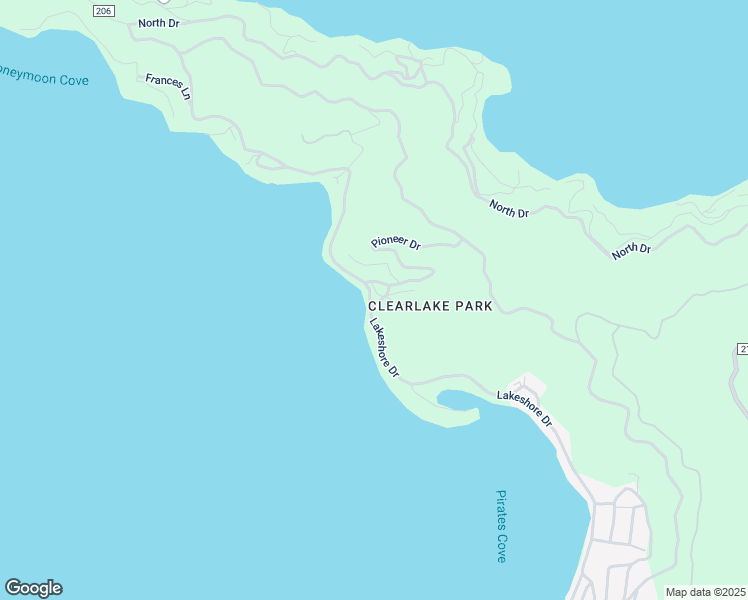 map of restaurants, bars, coffee shops, grocery stores, and more near 10920 Lakeshore Drive in Clearlake
