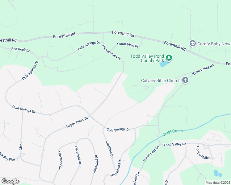 map of restaurants, bars, coffee shops, grocery stores, and more near 5270 Happy Pines Drive in Foresthill