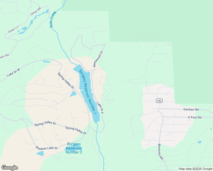 map of restaurants, bars, coffee shops, grocery stores, and more near 202 Spring Valley Circle in Divide
