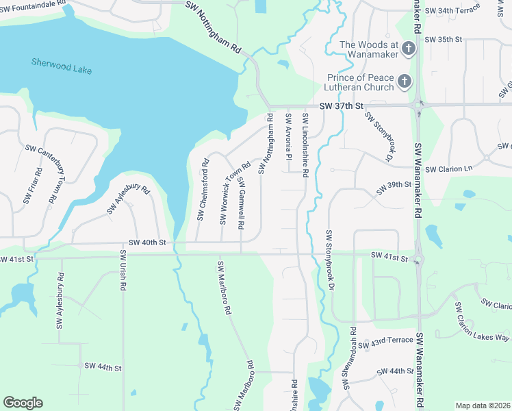 map of restaurants, bars, coffee shops, grocery stores, and more near 3841-3847 Southwest Nottingham Road in Topeka