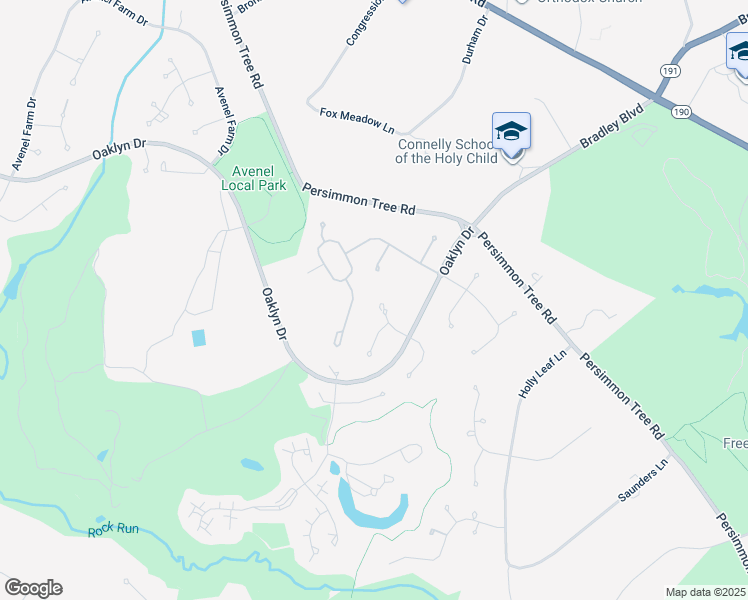 map of restaurants, bars, coffee shops, grocery stores, and more near 9416 Crimson Leaf Terrace in Potomac