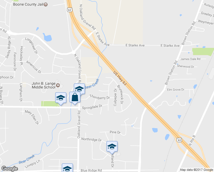 map of restaurants, bars, coffee shops, grocery stores, and more near 2606 Mistywood Court in Columbia