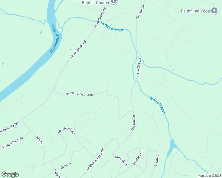 map of restaurants, bars, coffee shops, grocery stores, and more near 269 Timberline Ridge Road in Front Royal