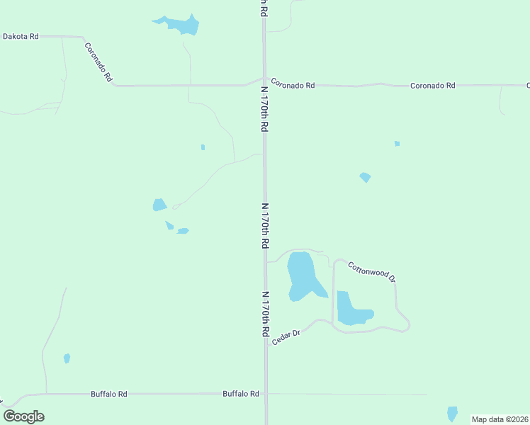 map of restaurants, bars, coffee shops, grocery stores, and more near 256 North 170th Road in Bennington