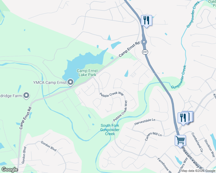 map of restaurants, bars, coffee shops, grocery stores, and more near 2973 Timber Ridge Way in Burlington