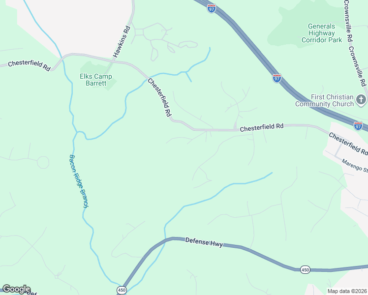 map of restaurants, bars, coffee shops, grocery stores, and more near 985 Chesterfield Road in Annapolis