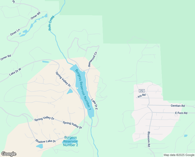 map of restaurants, bars, coffee shops, grocery stores, and more near 202 Spring Valley Circle in Divide