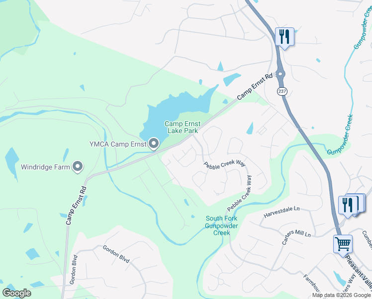 map of restaurants, bars, coffee shops, grocery stores, and more near 3014 Tomahawk Ridge Way in Burlington