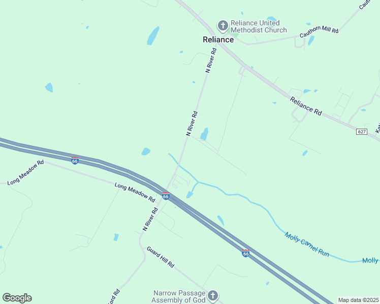 map of restaurants, bars, coffee shops, grocery stores, and more near 584 North River Road in Middletown