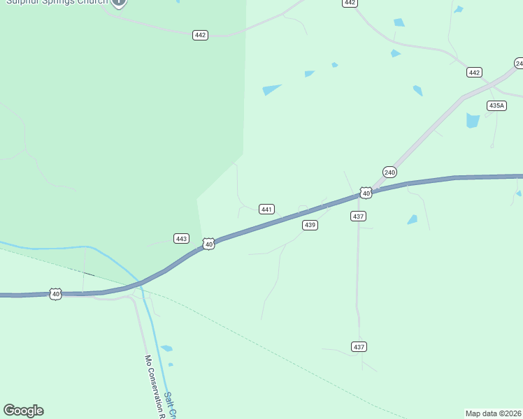 map of restaurants, bars, coffee shops, grocery stores, and more near County Road 441 in Howard County