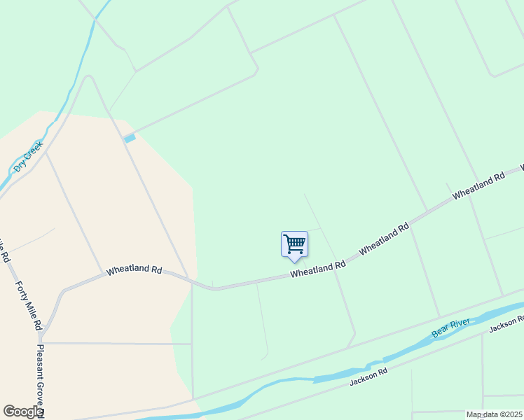 map of restaurants, bars, coffee shops, grocery stores, and more near 3947 Wheatland Road in Wheatland