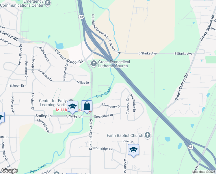 map of restaurants, bars, coffee shops, grocery stores, and more near 2600 Mistywood Court in Columbia