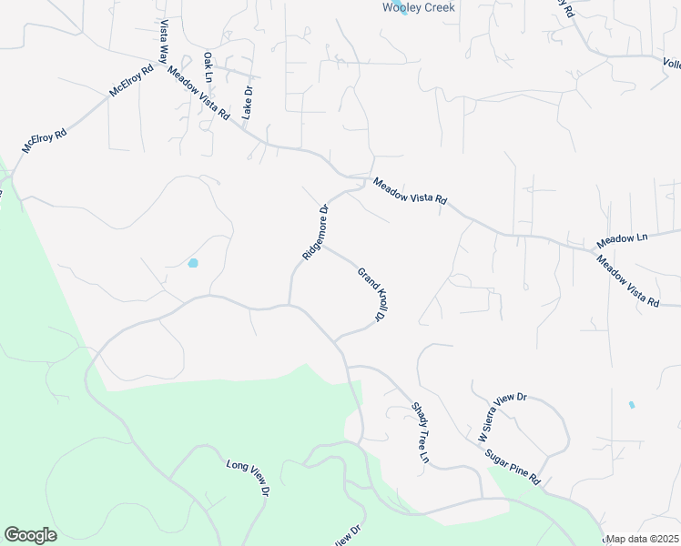 map of restaurants, bars, coffee shops, grocery stores, and more near 15065 Grand Knoll Drive in Meadow Vista
