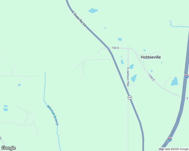 map of restaurants, bars, coffee shops, grocery stores, and more near 13362 East State Road 54 in Springville