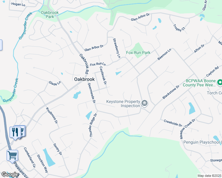 map of restaurants, bars, coffee shops, grocery stores, and more near 1801 Chesney Drive in Florence