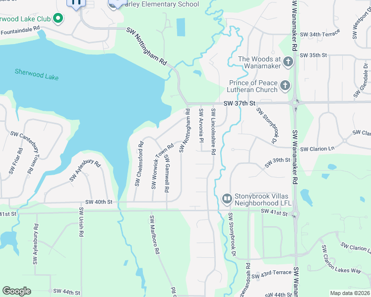 map of restaurants, bars, coffee shops, grocery stores, and more near 3800 Southwest Nottingham Road in Topeka