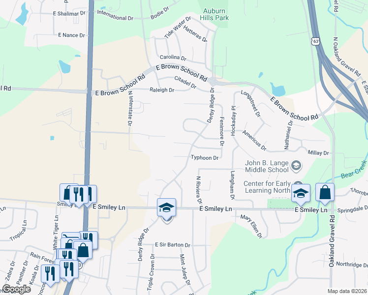 map of restaurants, bars, coffee shops, grocery stores, and more near 1600 Native Dancer Drive in Columbia