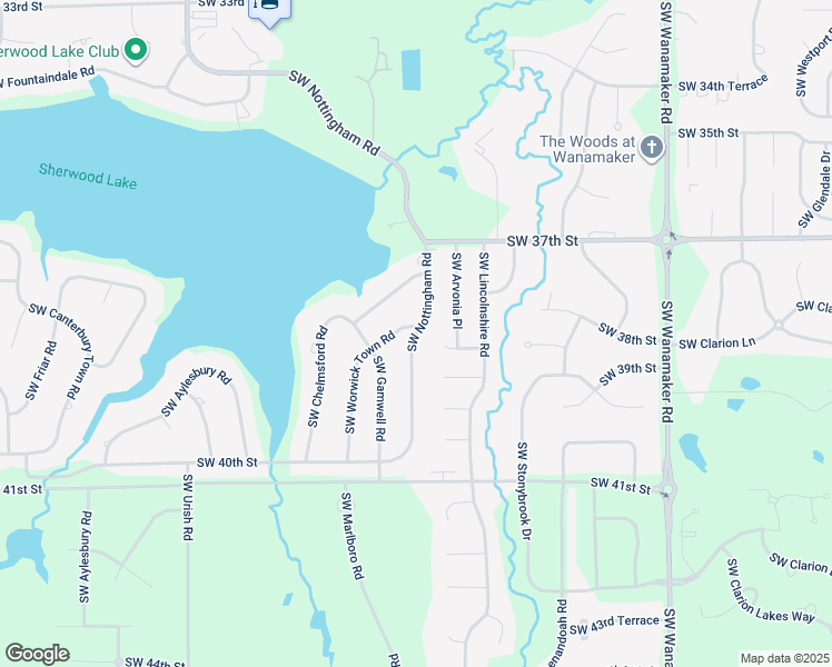 map of restaurants, bars, coffee shops, grocery stores, and more near 3809 Southwest Nottingham Road in Topeka